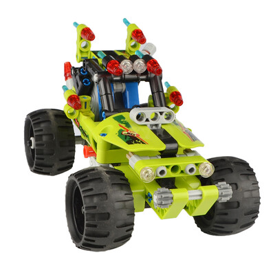 

DOUBLE E Double Eagle Hornet Assembly Buildings Remote Control Car Stitching Model Car Deformation Car Children's Toy Car