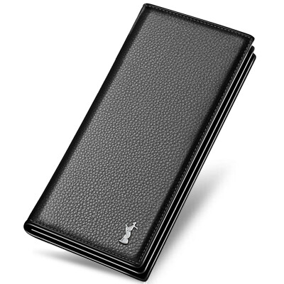 

Wizards (TRIES) wallet men long section of the multi-card business first layer of leather wallet 63009-3 black