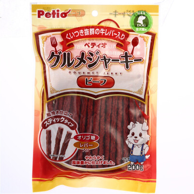 

Petio Pet Food Dog Snacks Delicious Beef Strip 200g