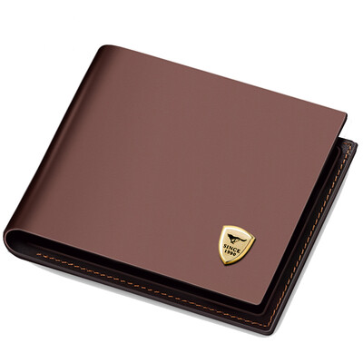 

Seven wolves SEPTWOLVES men short paragraph wallet business casual men&39s two fold cross leather wallet wallet multi-function card package driver&39s license package 3A94418 brown
