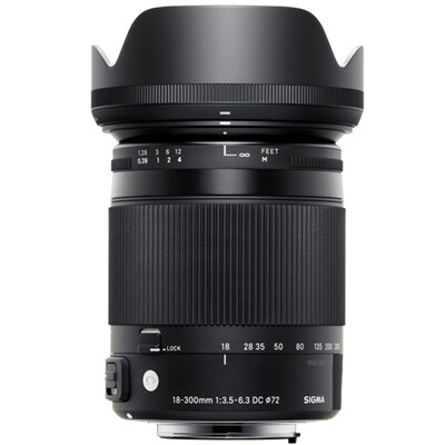 

Sigma (SIGMA) 18-300mm F3.5-6.3 DC MACRO OS HSM | Современный полуформатные Стандартный зум-объектив (Nikon байонет объектив)