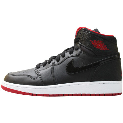 

Nike (NIKE) casual shoes AIR JORDAN 1 RETRO HIGH BG retro casual shoes 705300-021 black and red US5.5Y code 38 yards