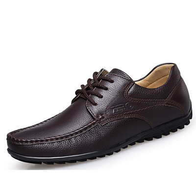 

Zero degree (ZERO) business casual shoes soft handmade shoes daily shoes men's leather shoes feet 9892 black 39 yards