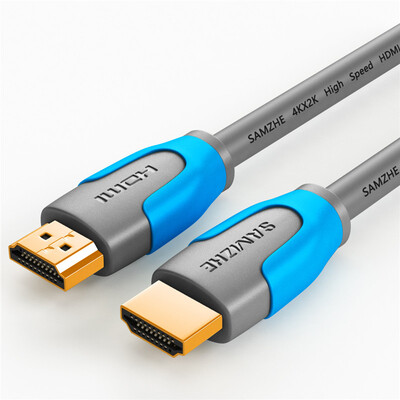 

Shanze (SAMZHE) SM-J100 Позолоченная версия цифровой линии высокого разрешения HDMI с поддержкой разрешения 2k * 4k 3D-проектор / компьютер / телевизионный кабель 10 метров серый синий