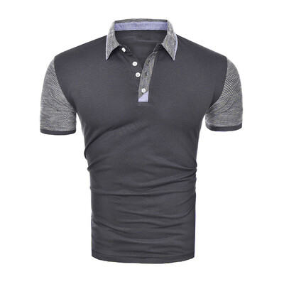 

Mens Short Sleeved POLO Shirt Casual Cotton Shirt for Men