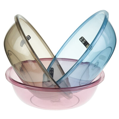 

Building building 30CM small round thick transparent wash basin clean kitchen pot J-322