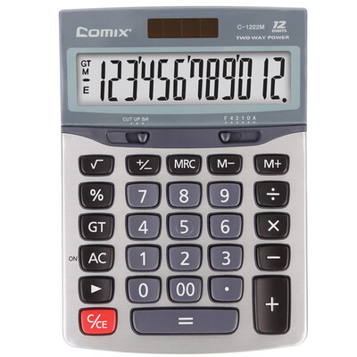

Together (COMIX) EC23 Economical Large Screen Calculator 12 bits