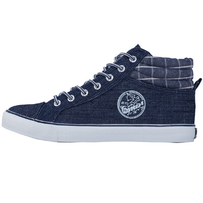 

Pull back Warrior men&39s shoes canvas shoes men&39s high to help shoe plate shoes autumn&winter wild tide shoes male students casual shoes 793 dark blue 44 yards
