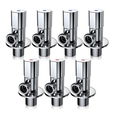 

MICOE M-F9901 full copper body angle valve 7 sets of 4 cold 3 hot 4 sub-interface hot&cold angle valve universal seal valve inlet valve set