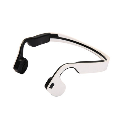 

BlogFish MUSIK02A Fashion Bone Conduction Headphones Bone Conduction Sports Bluetooth Headset Wireless Hanging Ear Running Headphones White