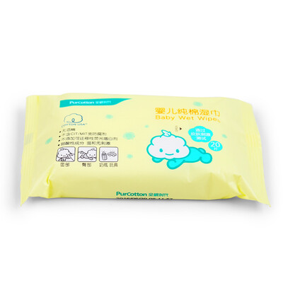 

PurCotton Wet Tissues for Baby 2015cm 20 Count