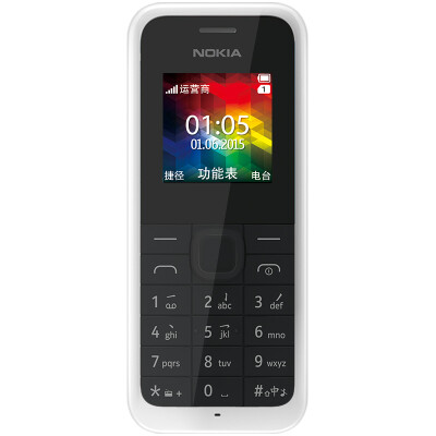 

Nokia (NOKIA) 105 (RM-1134) белый мобильный телефон Unicom 2G для пожилых людей