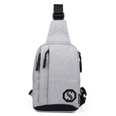 

Autumn&winter mens bags fashion trends personalitystreet Oxford cloth leisure students luminous Shoulder Bag
