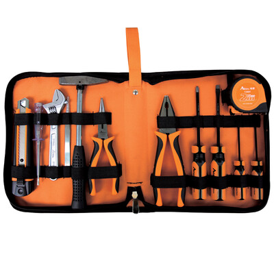 

Ai Lai 14071 household kit package electrician woodworking maintenance hardware hand tools set 10 sets