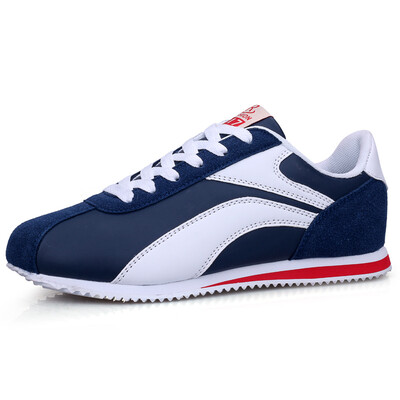 

Global jeep (HUANQIUJIPU) couple models casual shoes male Korean fashion men's sports shoes Agan men's shoes 16040H179 white blue red 40
