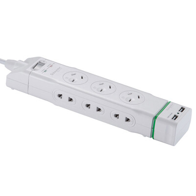 

Schneider Electric (Schneider Electric) ряд из семи противоударных устройств с зарядным портом USB 3-х метровая линия P6U-CNX703