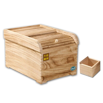 

SIMELO Schmeler charred Paulownia rice box 10KG light roasted color