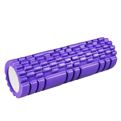 

Upanishads foam shaft men&women fitness yoga column muscle relax bubble roll deep purple