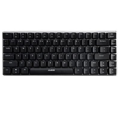 

Blackjack AJAZZ geek AK33 mechanical keyboard popular version of the black green axis game office computer notebook keyboard