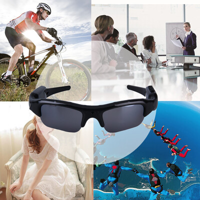 

Sunglasses+Camera+MP3 Player+Earphone 4in1 HD DVR TF Audio Video Recorder