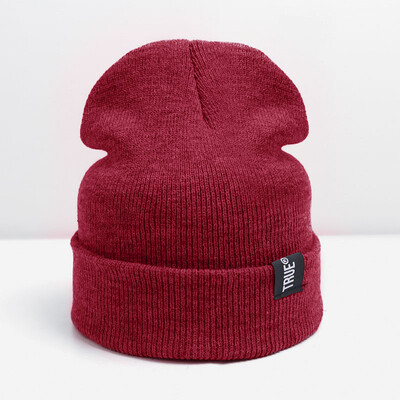 

WISHCLUB Hot Solid Women Winter Hat Fashion Men Skullies Beanies 6color
