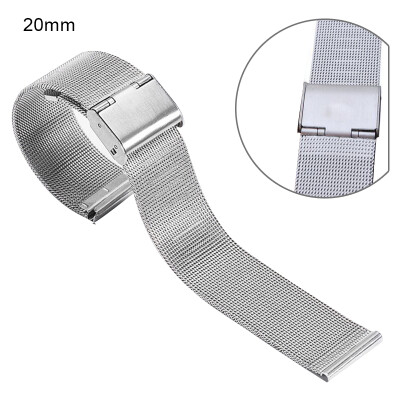 

Fashion Mens Band Stainless Steel 20mm Wrist Watch Band Strap240152