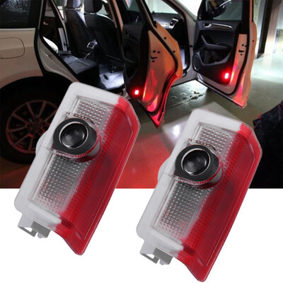 

2pcs Авто двери автомобиля Тень LED Логотип Добро пожаловать проектор свет лампы для Benz