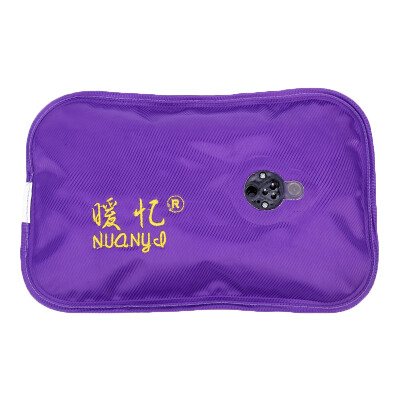 

Warm reminder charge hot water bottle electric water bag warm hand treasure has water can be inserted into the skirt electric warm purple