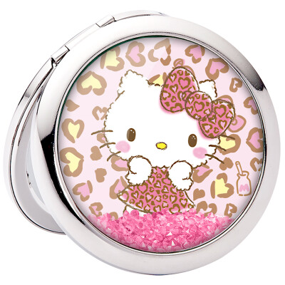 

HELLO KITTY Hello Kitty Makeup Mirror Romantic Creative Gift Birthday Gift Valentine&39s Day Gift Portable Portable KT1601