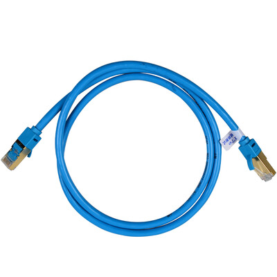 

Jinghua JH 1510 high-speed super seven lines of cable original engineering level 10G network oxygen-free copper conductor multi-layer shielding jumper Fluke link test high-speed transmission 1 m blue
