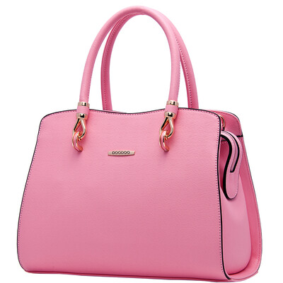 

DOODOO shoulder bag female fashion ladies oblique cross bag large handbag female shoulder shoulder twisted suit bag killer bag simple female bag D5022 pink