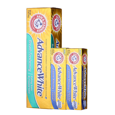 

Ai & Ward (ARM & HAMMER) toothpaste fresh and clean amount of 3 sets (fresh clean 121g + clean 25g × 2)