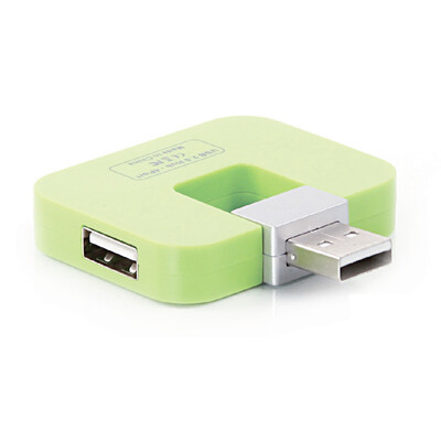 

4 порта USB квадратный портативный USB-концентратор 2.0 обеспечивает высокую скорость версии компьютерная периферия
