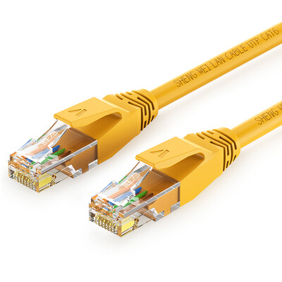 

Wins shengwei LC-6250E FLUKE test flame retardant six cable color yellow 25 meters high-speed computer rj45 network broadband line Gigabit copper cat6 twisted pair