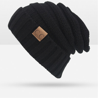 

WISHCLUB Knit Hat Cap Men Women Winter Hat Skullies Beanies Unisex Headgear Warm Hat