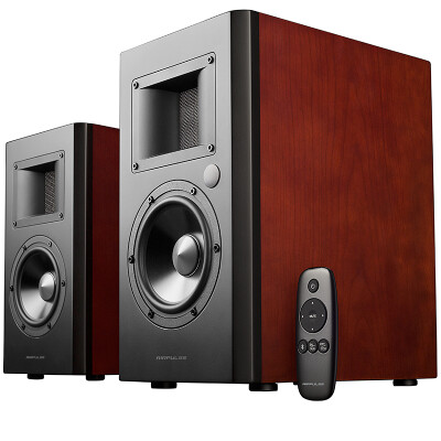 

Edifier EDIFIER AIRPULSE A200 Stereo Active Bookshelf Speaker Audio Computer Speakers TV Sound Cherry Red