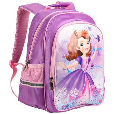 

Disney (Disney) FP8018A snow and ice strange primary school students bag female / light weight loss 1-3 year grade blue