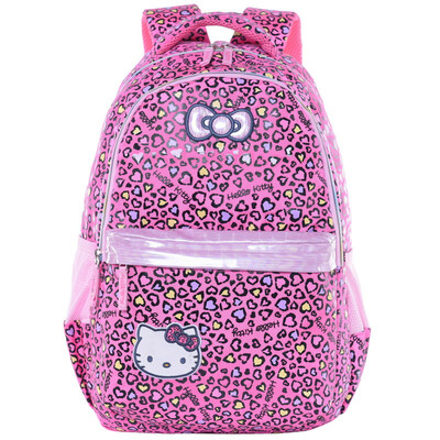 

Hello Kitty (hellokitty) детская сумка большой емкости простой случайный рюкзак начальные и средние школьные сумки CG-HK3277H розовый