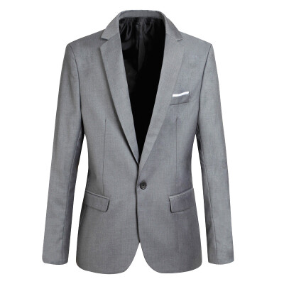 

MSEK) XZ3062 suits Korean Slim Men's Small suit casual casual suit male gray