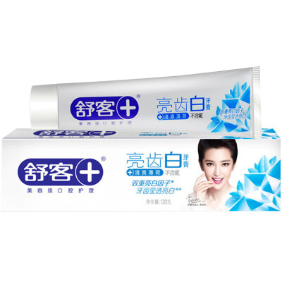 

Shuxing bright teeth white toothpaste 120g (refreshing mint