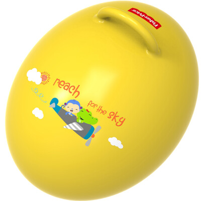 

Фишер (Fisher Price) детские игрушки яйцевидные мяч ребенка фитнес-мяч прыгающий мяч (желтые подарки надувные ножной насос) F0706H3