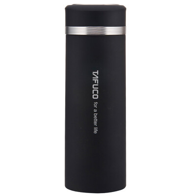 

[Jingdong supermarket] Taifu high TAFUCO stainless steel high-end business insulation Cup 0.4L T-1800 black