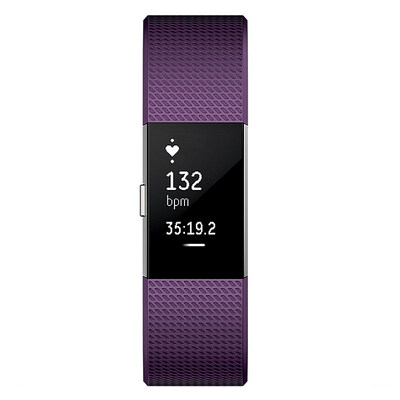 

Fitbit Charge 2 Smart Fashion Heart Rate Hand Ring Heart Rate Мониторинг в реальном времени Автоматическая запись вовремя Caller ID VO2Max Измерение Purple Trumpet