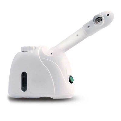 

Golden Flower Chinese Herbal Medicine Hot Spraying Frozen Facial Machine Ion Sprayer Facial Cleansing Instrument (White) K-33