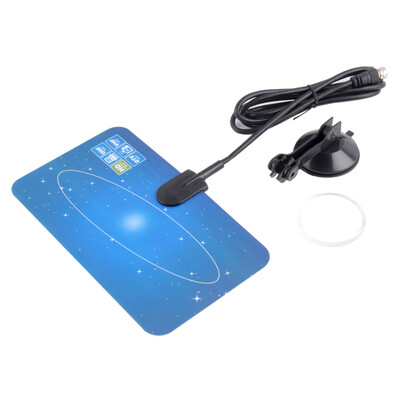

Digital Indoor HD TV HDTV DTV VHF UHF PC NB Flat High Gain Antenna 1080 i P