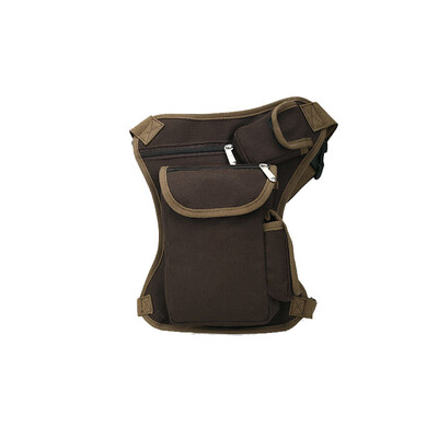 

Mens Multifunction Outdoor Cotton Sport Leg Bag Cycling Leg Bag Canvas Waist Bag Money Belt Bag Fishing Tool Bag 560043