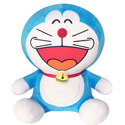 

Jingdong supermarket] Bei cool (Beiku) 哆 啦 A dream machine Ding Dong cat plush toys doll cartoon doll gift open money blue fat man 20cm