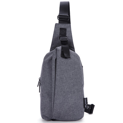 

[Jingdong supermarket] Tianyi TINYAT fashion small pockets male new casual bag Messenger bag large capacity chest bag travel bag outdoor sports backpack Ipad bag T610 gray