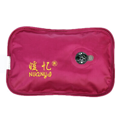 

Warm memory charge hot water bottle electric water bag warm hand treasure has water can be inserted electric warm red