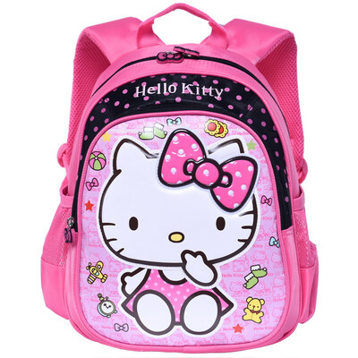 

Hello Kitty (hellokitty) сумка для детского сада милый свет случайный простой детский рюкзак сумка CC-HK3162B черный